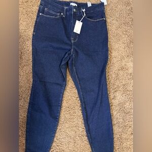 Good American Dark Blue Straight Jeans